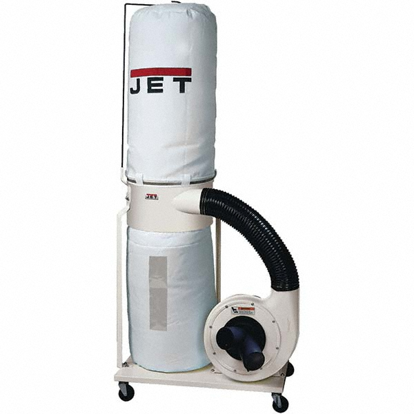 JET 30µm, Portable Dust Collector 1,100 CFM Air Flow, 1.5hp